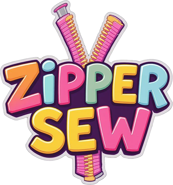 Zipper Sew - Logo with Zipper Design
